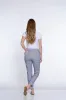 Print Ankle Pant - Plaid Multi sold by SlimSation
