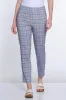 Print Ankle Pant - Plaid Multi sold by SlimSation