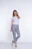 Print Ankle Pant - Plaid Multi sold by SlimSation