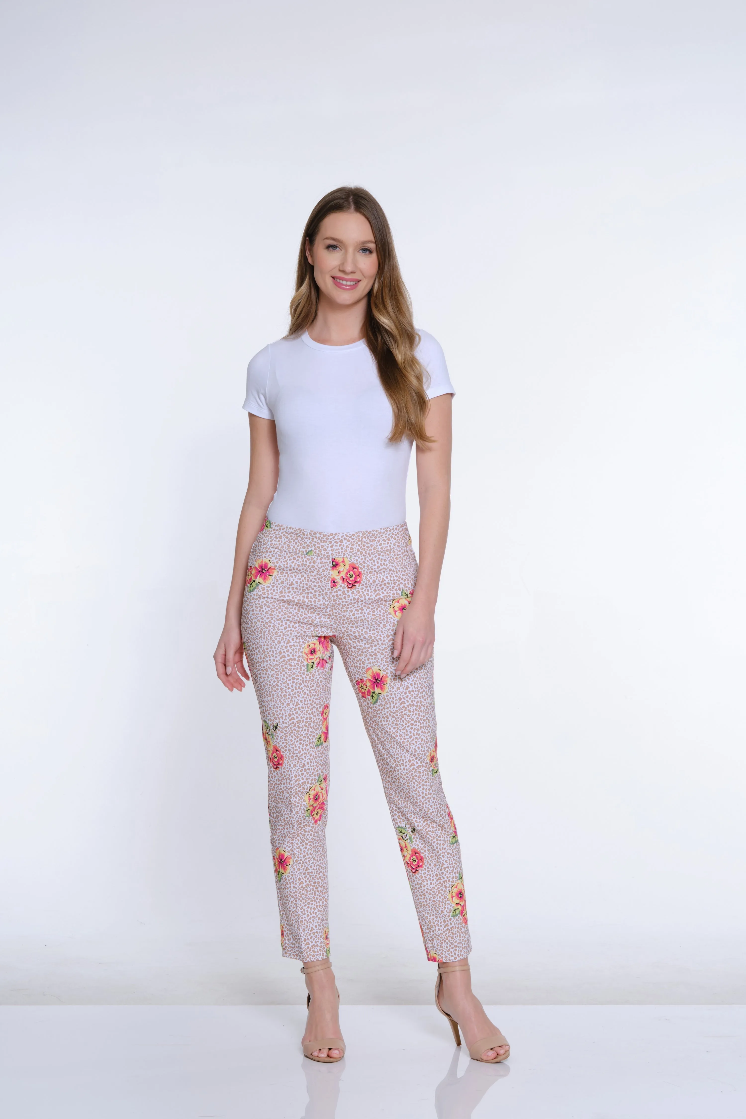 Print Ankle Pant - Floral Multi sold by SlimSation product image thumbnail 5