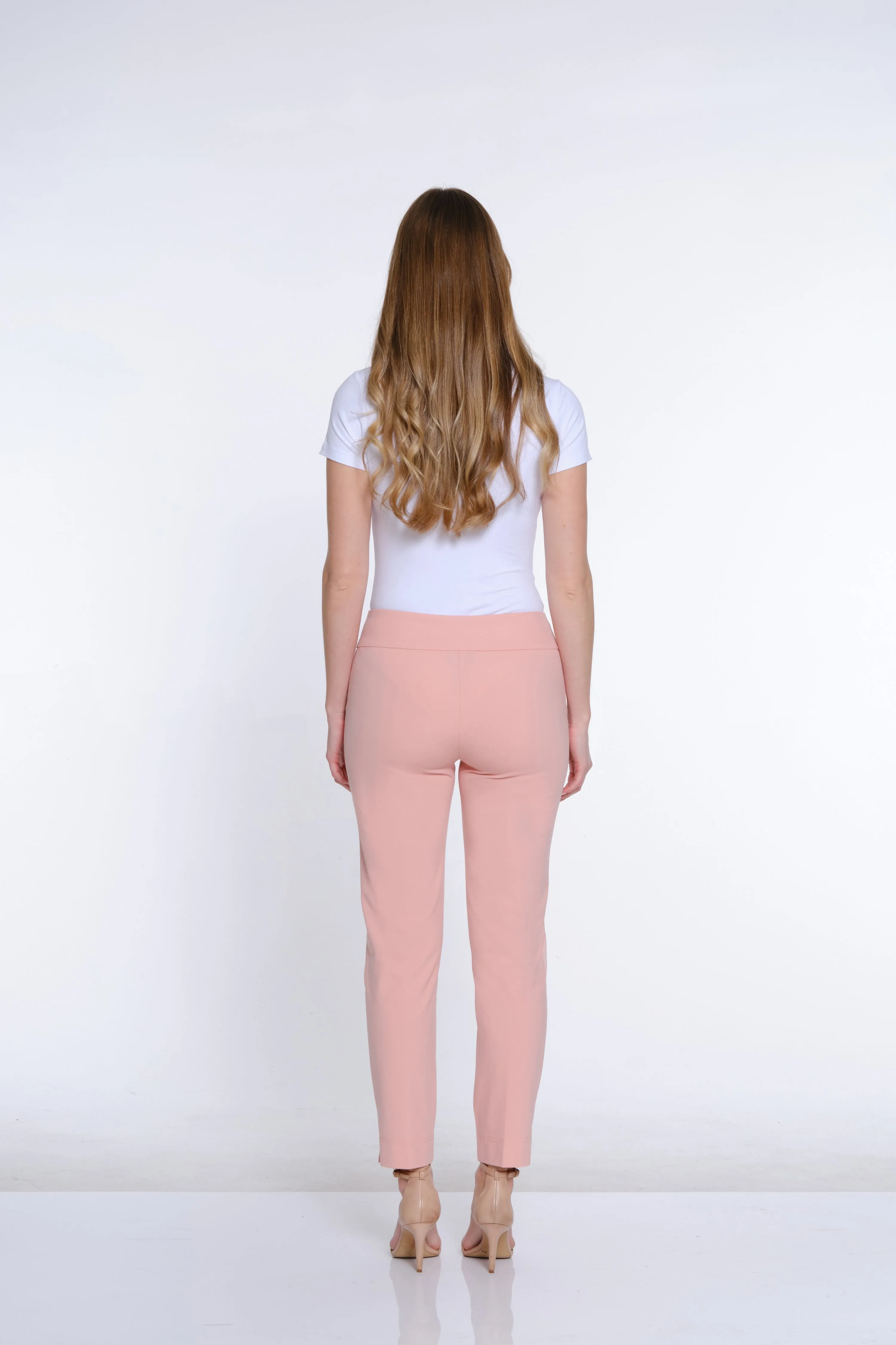 Ease-Y-Fit Knit Ankle Pant - Blush sold by SlimSation product image thumbnail 3