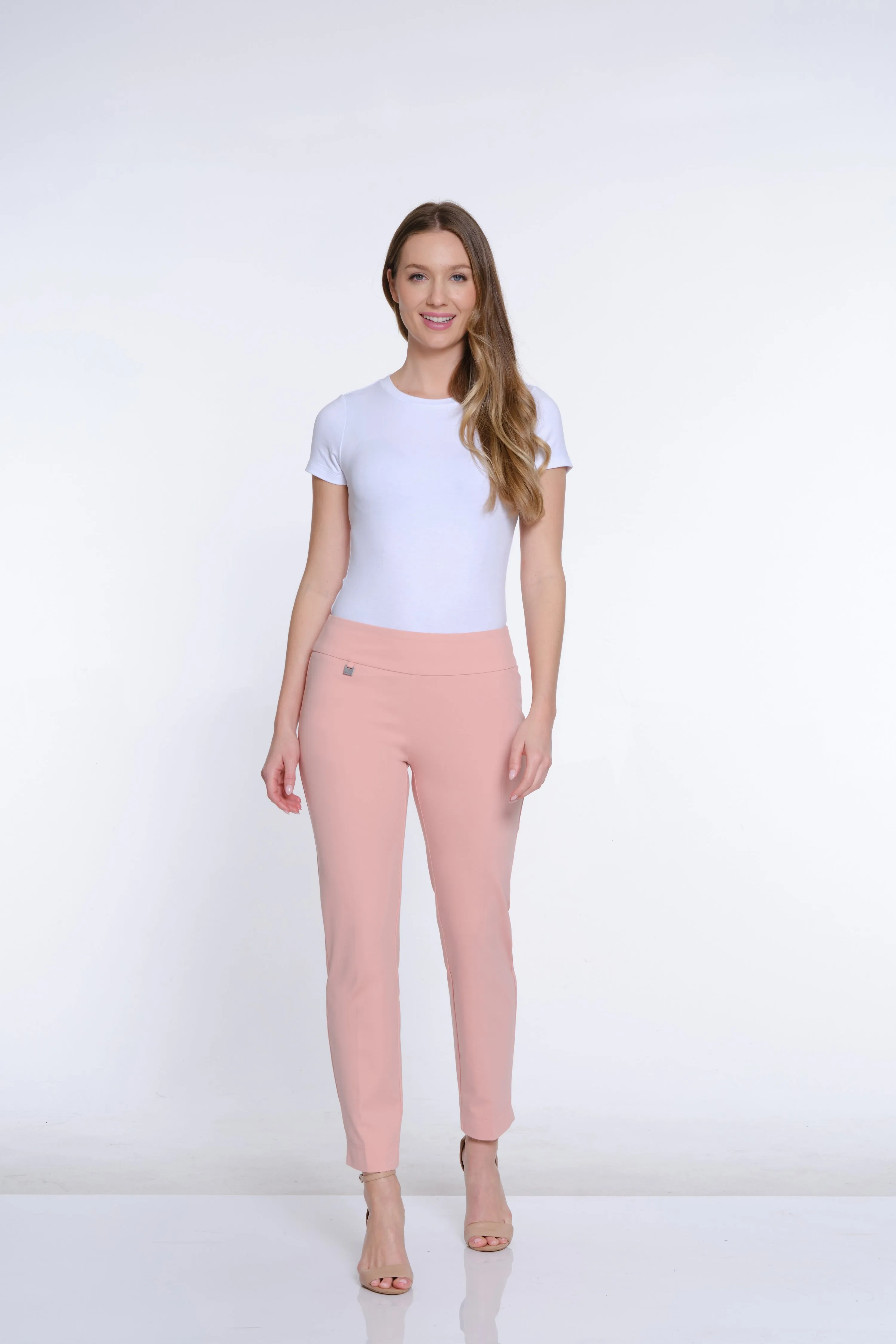 Ease-Y-Fit Knit Ankle Pant - Blush sold by SlimSation product image thumbnail 5