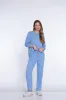 Jacquard Knit Ankle Pant - Women's - Cornflower sold by SlimSation