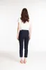 Plus Pull-On Crop Pant With Real Front & Back Pockets - Midnight sold by SlimSation