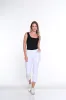 3-Strap Hem Pant- White sold by SlimSation
