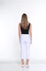 3-Strap Hem Pant- White sold by SlimSation