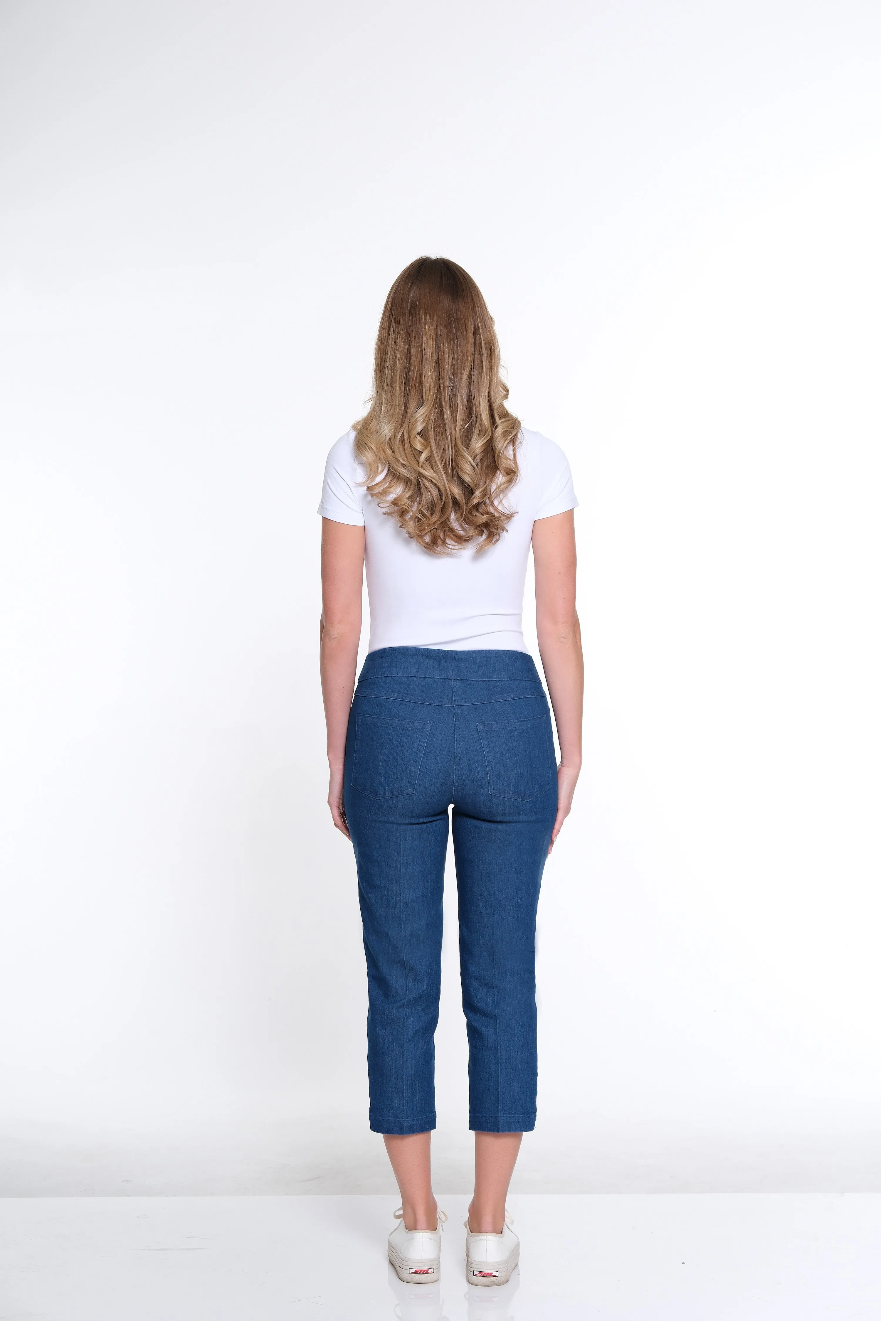 3-Strap Hem Crop Pant - Denim sold by SlimSation product image thumbnail 2
