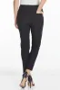 Petite Solid Fine Line Twill Ankle Pant - Black sold by SlimSation