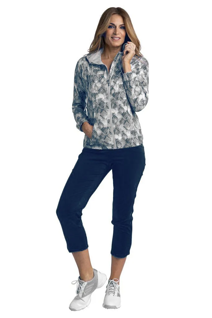 Dolphin Hem Crop Pants - Midnight Blue sold by SlimSation product image thumbnail 2