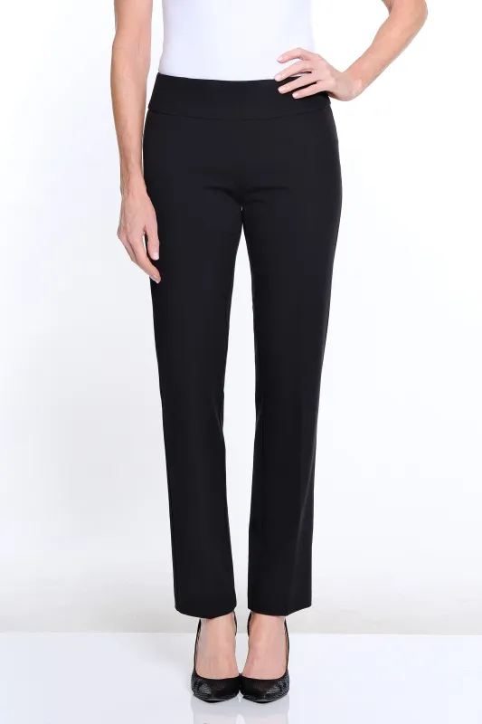 Thin Her Straight Leg Pant - Black sold by SlimSation