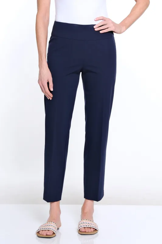 Thin Her Stretch Ankle Pant - Navy sold by SlimSation