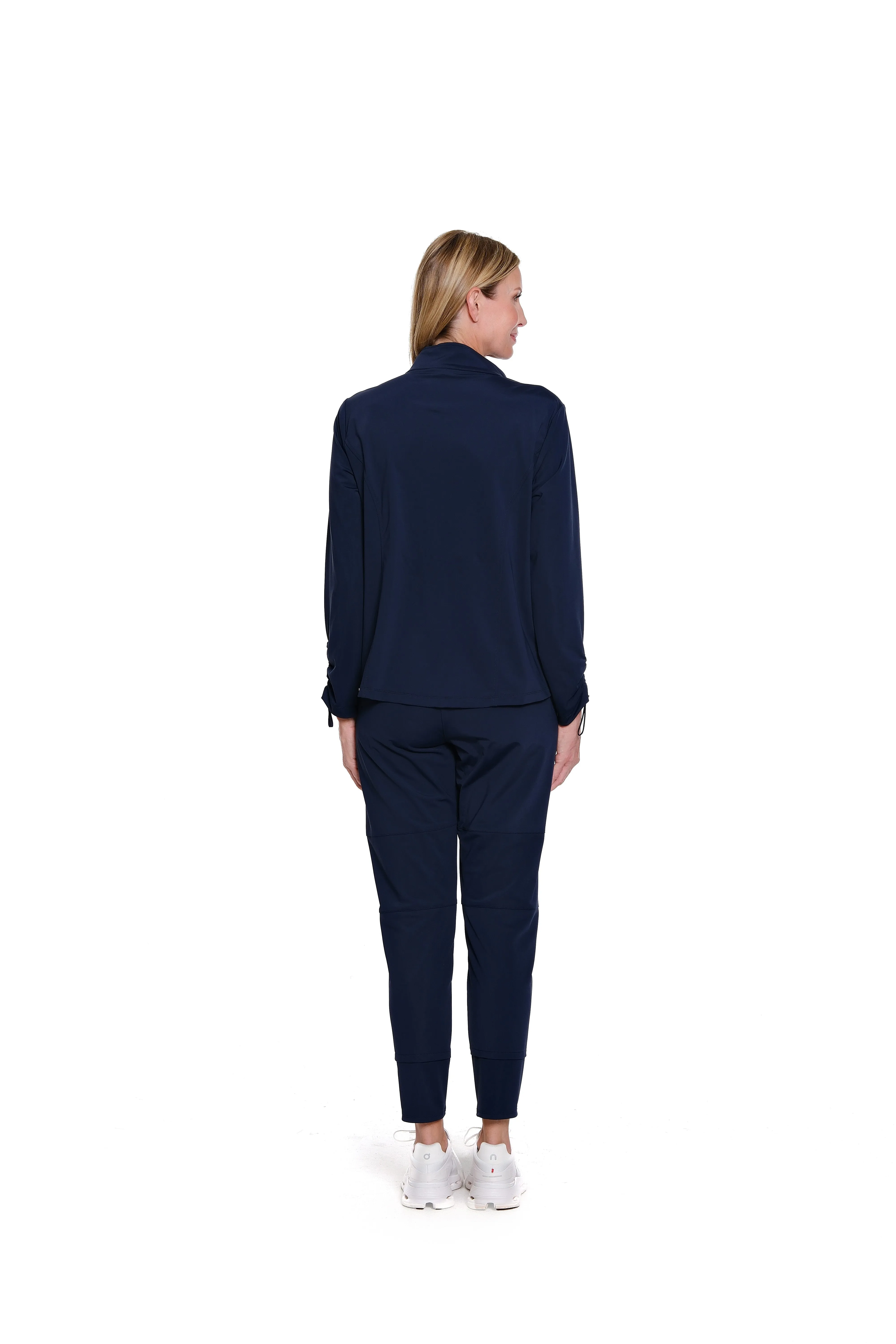 Jersey Knit Jogger Ankle Pant - Petite - Midnight sold by SlimSation product image thumbnail 2