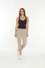 Plus Size Stone Capri Pants With Pockets sold by SlimSation