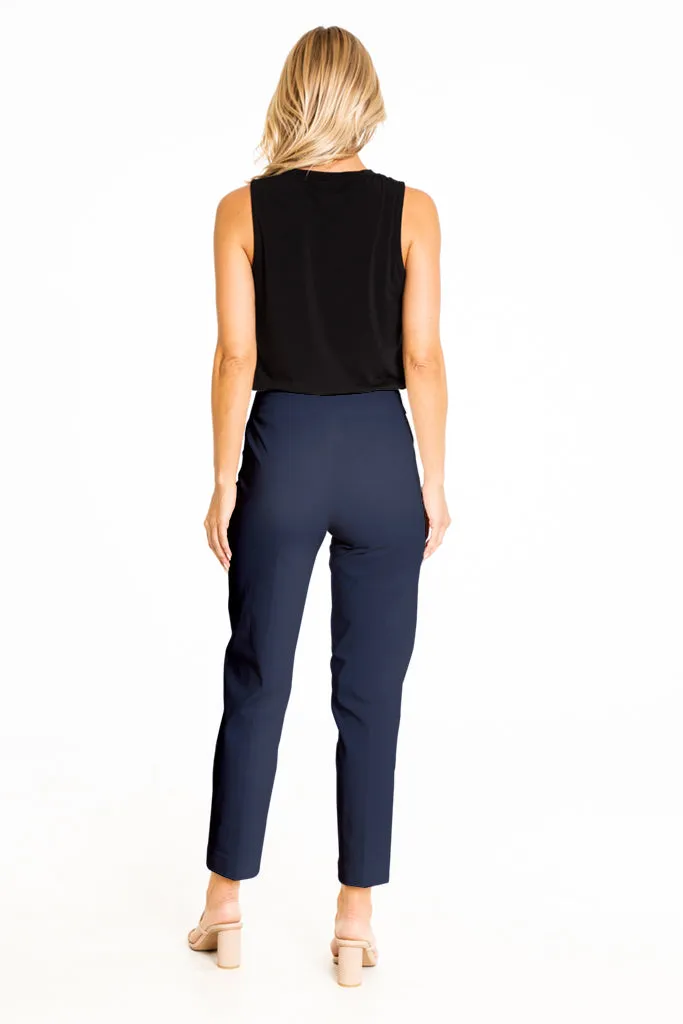 Thin Her Ankle Pants - Navy sold by SlimSation product image thumbnail 3