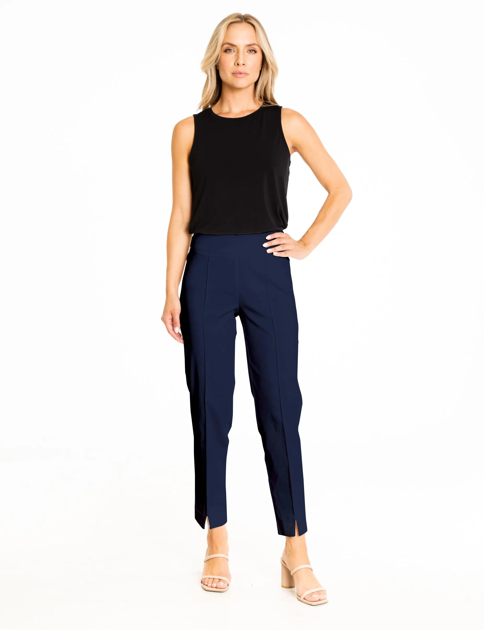 Thin Her Ankle Pants - Navy sold by SlimSation product image thumbnail 5