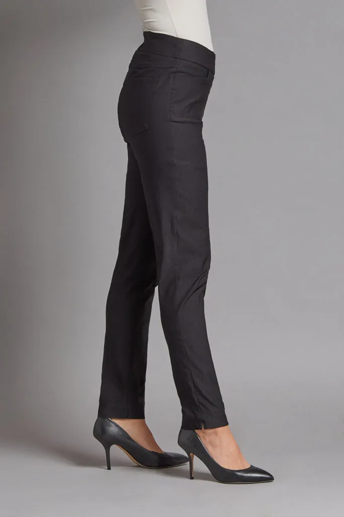 Petite Solid Fine Line Twill Ankle Pant - Midnight Blue sold by SlimSation product image thumbnail 4