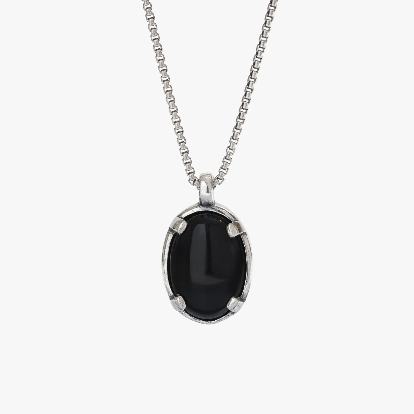 Sterling Silver Black Onyx Stone Necklace sold by WP Standard product image thumbnail 2