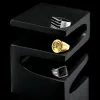 Sterling Silver Elements Ring with Black Onyx sold by WP Standard