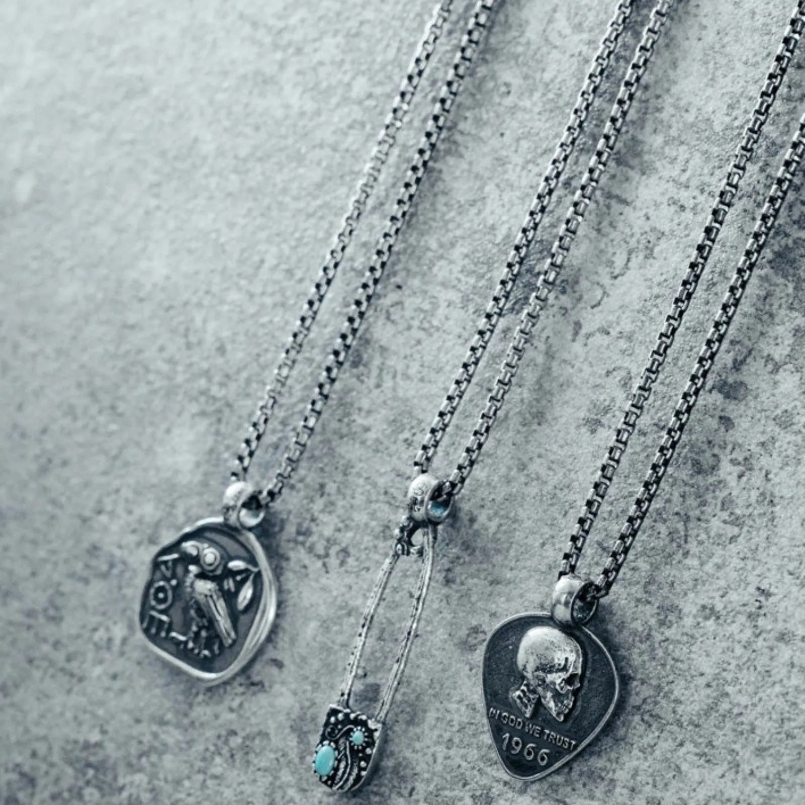 Sterling Silver Safety Pin Necklace sold by WP Standard product image thumbnail 4