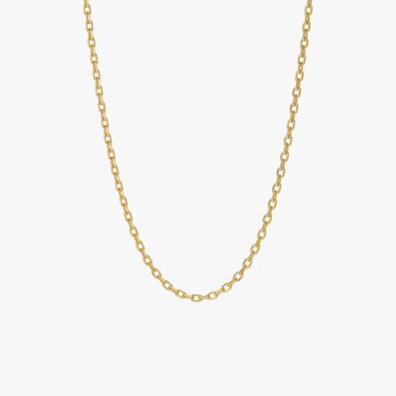 Gold Knife Edge Chain sold by WP Standard