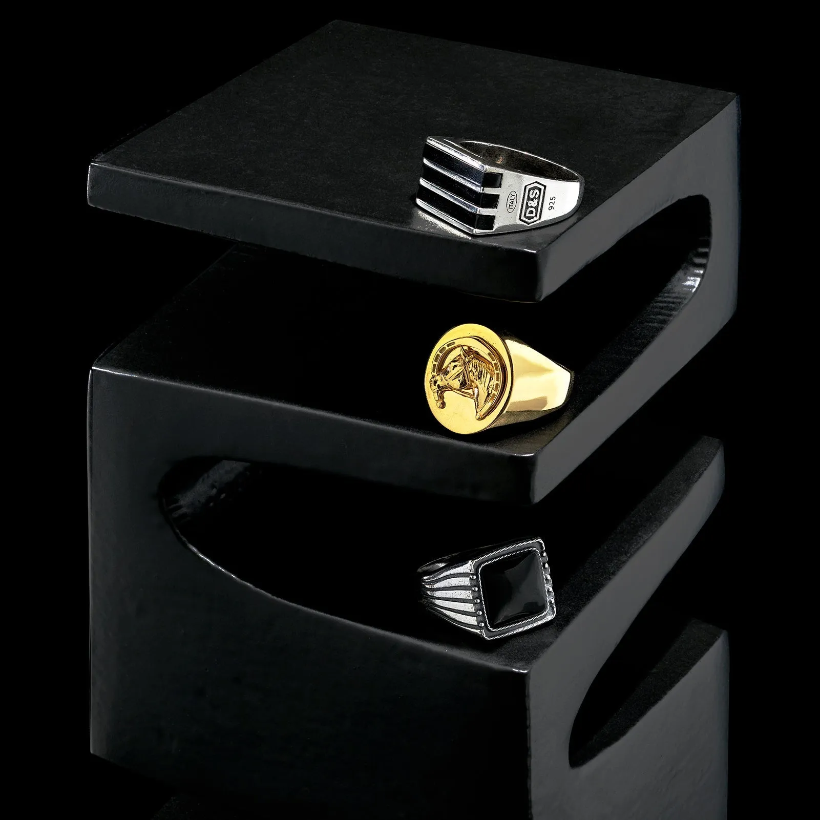 Sterling Silver Easy Rider Ring with Black Onyx sold by WP Standard product image thumbnail 4