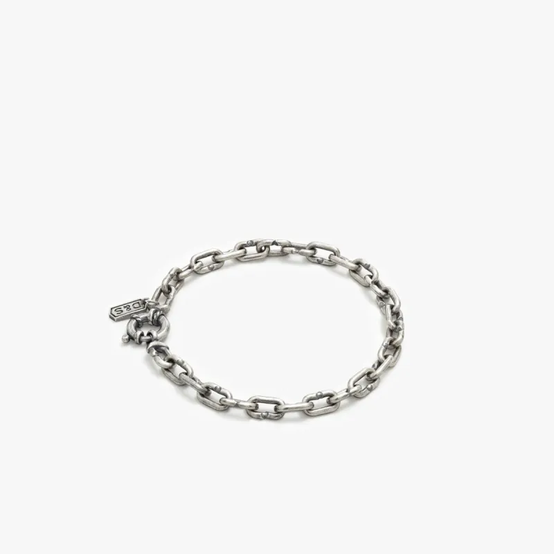 Sterling Silver Lock Chain Bracelet sold by WP Standard