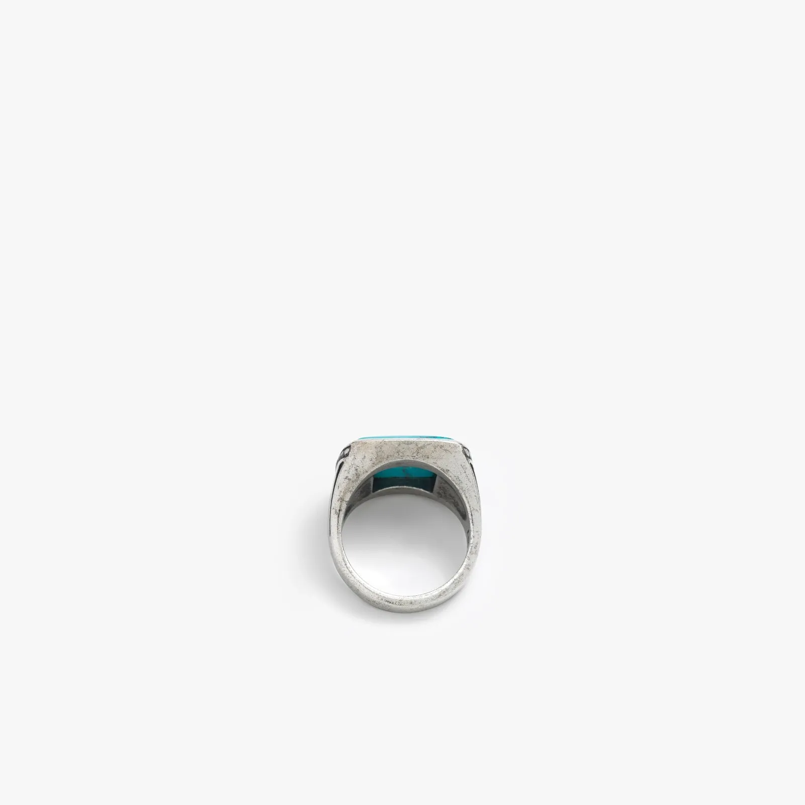 Sterling Silver Vintage Turquoise Signet Ring sold by WP Standard product image thumbnail 3