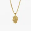 Gold Hamsa Necklace sold by WP Standard
