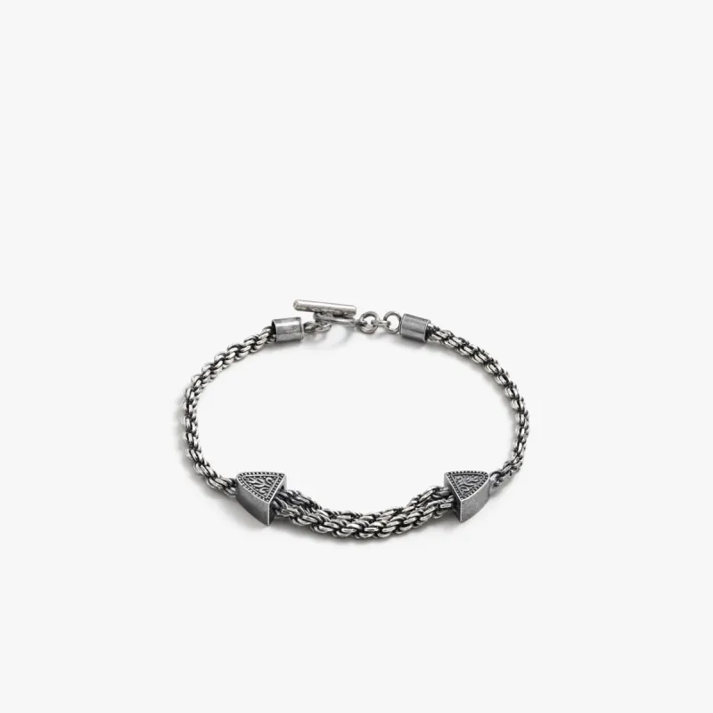 Sterling Silver Antique Rope Bracelet sold by WP Standard