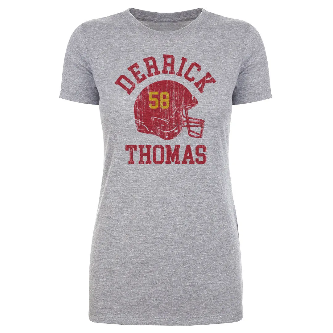 Derrick Thomas Kansas City Helmet Font sold by 500 Level