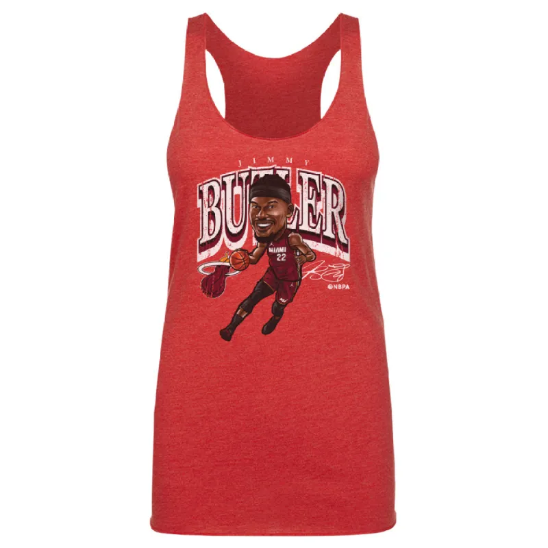 Jimmy Butler Miami Heat Cartoon WHT sold by 500 Level