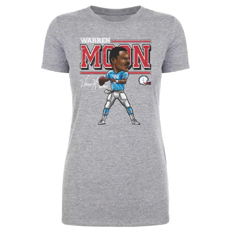 Warren Moon Houston Cartoon WHT sold by 500 Level