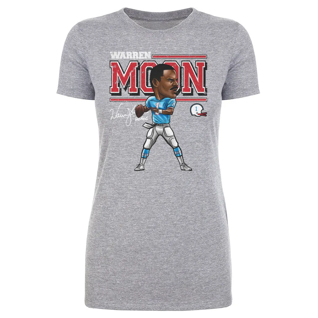 Warren Moon Houston Cartoon WHT sold by 500 Level