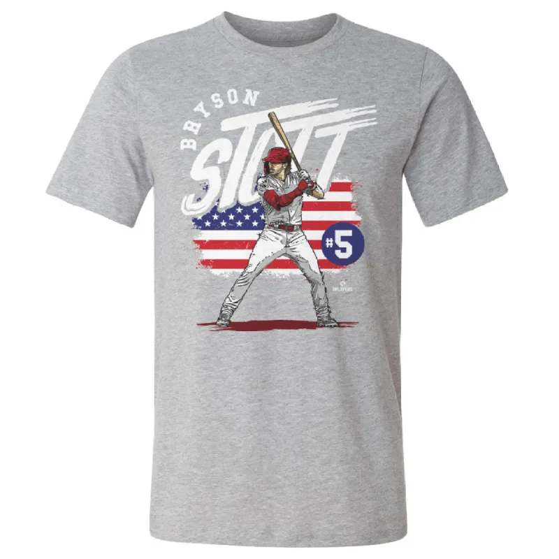 Bryson Stott Philadelphia American Flag WHT sold by 500 Level