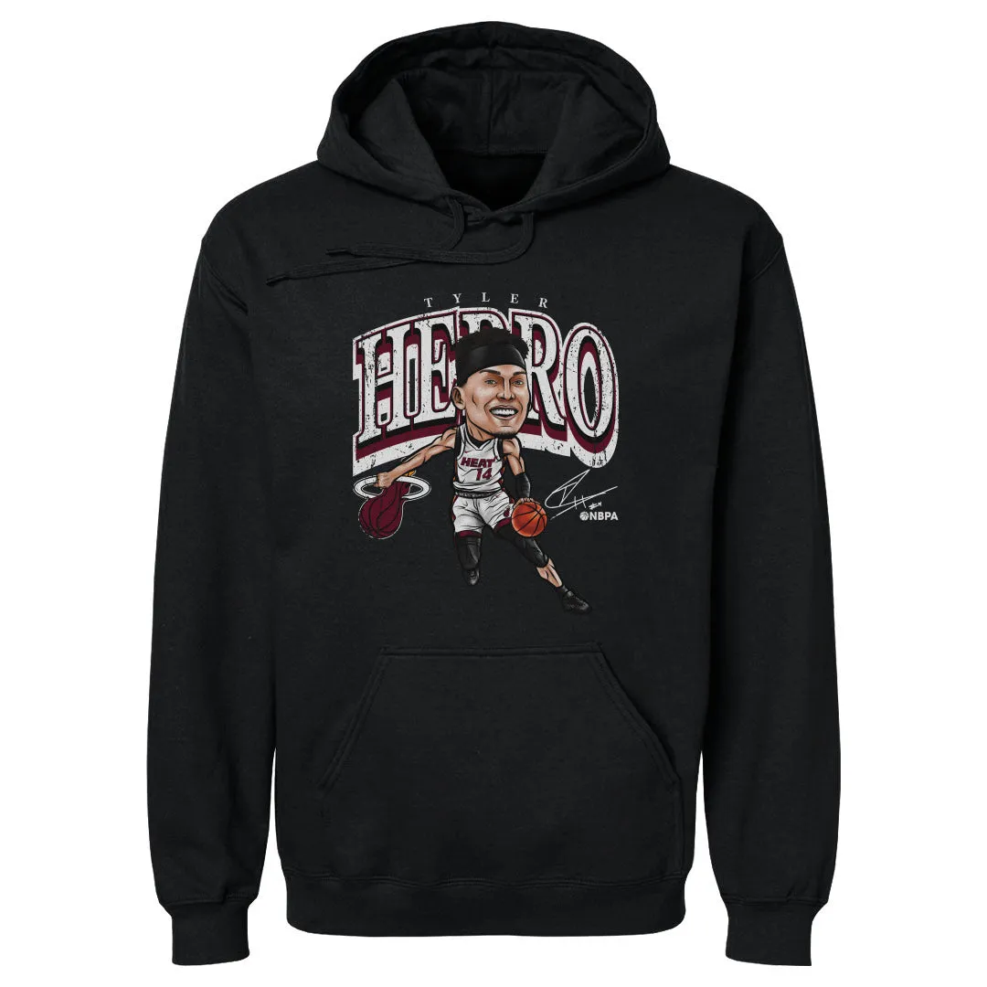Tyler Herro Miami Heat Cartoon WHT sold by 500 Level