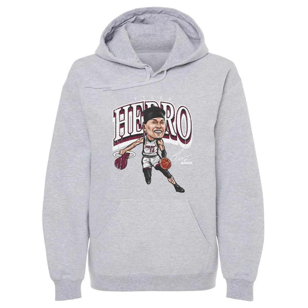 Tyler Herro Miami Heat Cartoon WHT sold by 500 Level product image thumbnail 3