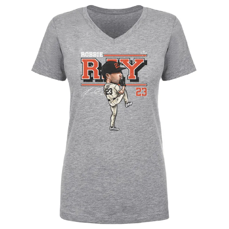 Robbie Ray San Francisco Cartoon WHT sold by 500 Level
