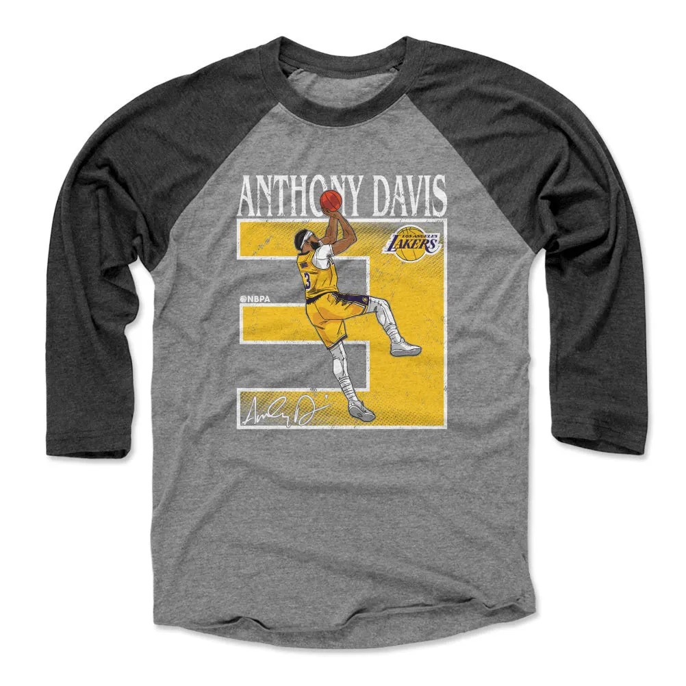 Anthony Davis Los Angeles Lakers Number WHT sold by 500 Level
