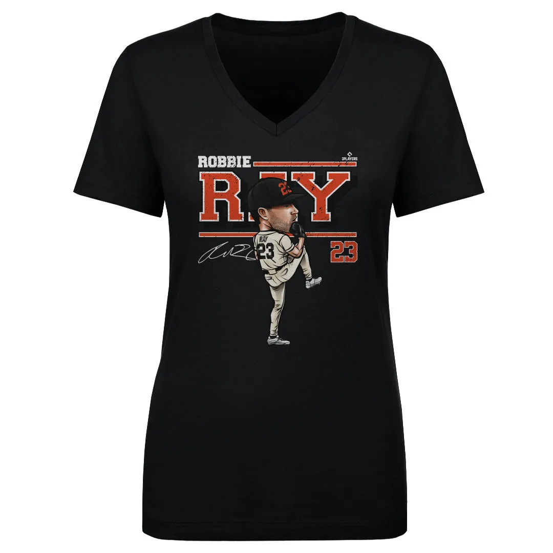 Robbie Ray San Francisco Cartoon WHT sold by 500 Level product image thumbnail 2