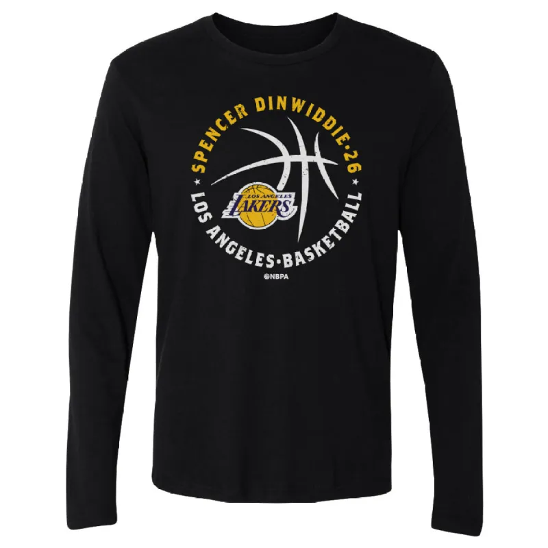 Spencer Dinwiddie Los Angeles Lakers Player Ball WHT sold by 500 Level