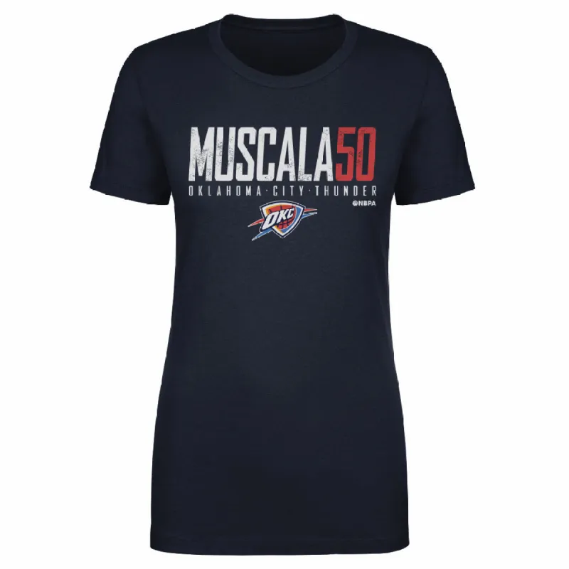 Mike Muscala Oklahoma City Thunder Elite WHT made by 500 Level