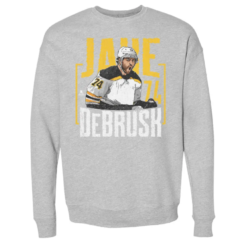 Jake DeBrusk Boston Player Name WHT sold by 500 Level