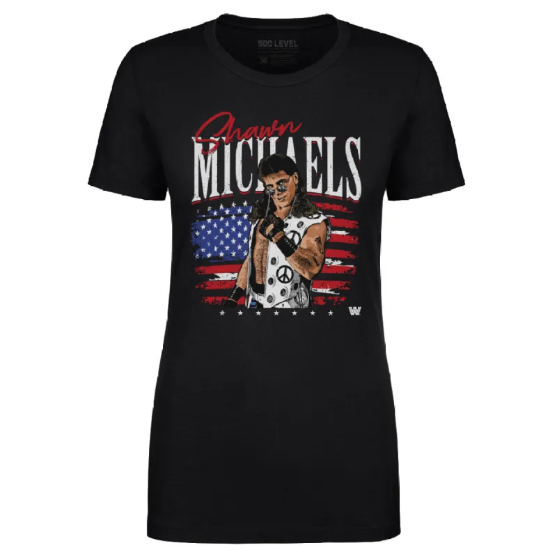 Shawn Michaels American Flag WHT sold by 500 Level
