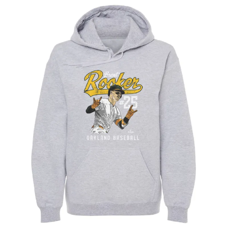 Brent Rooker Oakland Player Name WHT sold by 500 Level
