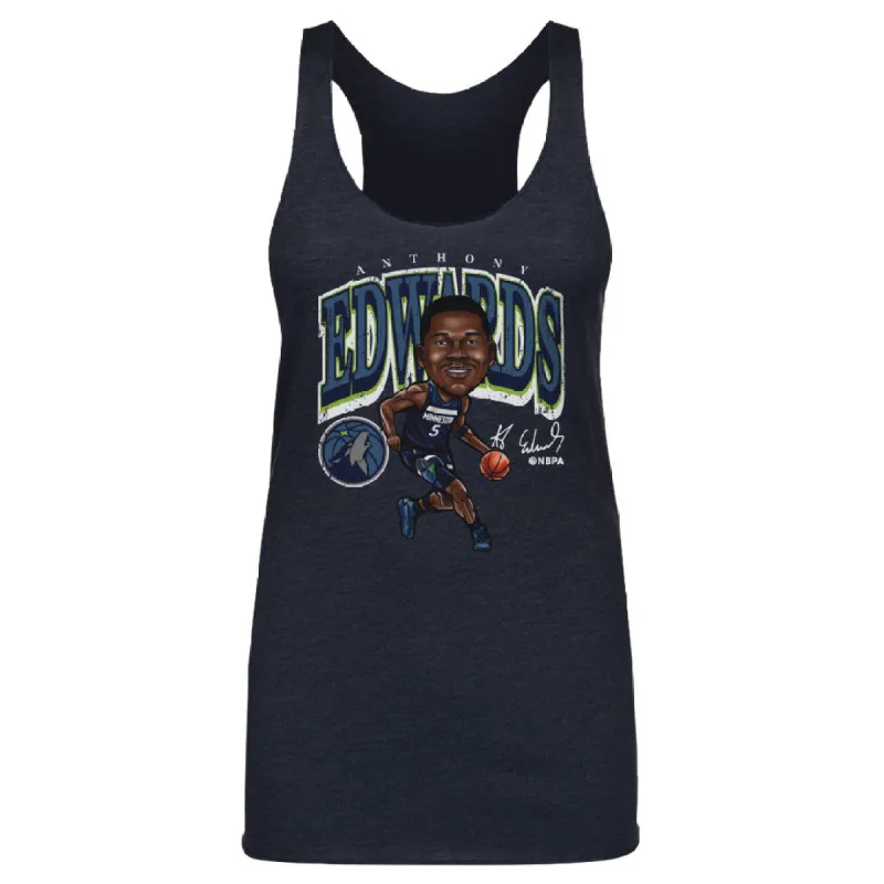 Anthony Edwards Minnesota Timberwolves Cartoon WHT sold by 500 Level