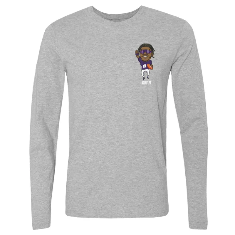 Lamar Jackson Baltimore Toon Pocket WHT sold by 500 Level