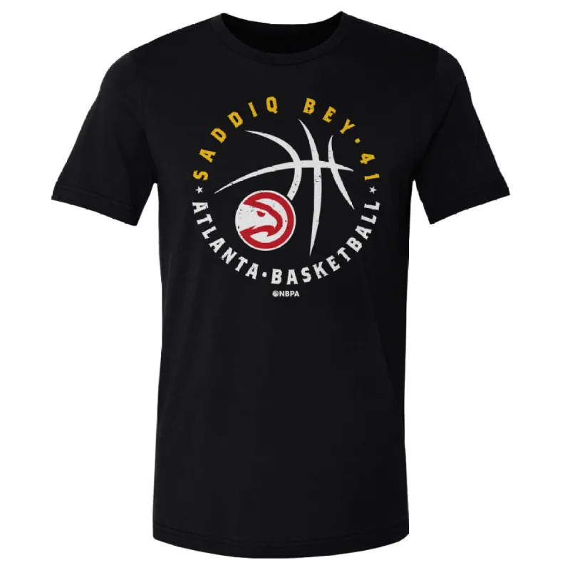Saddiq Bey Atlanta Hawks Player Ball WHT sold by 500 Level