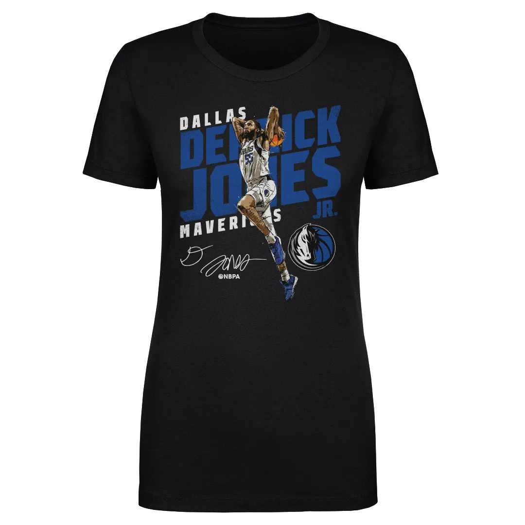 Derrick Jones Jr. Dallas Mavericks Slant WHT sold by 500 Level product image thumbnail 2