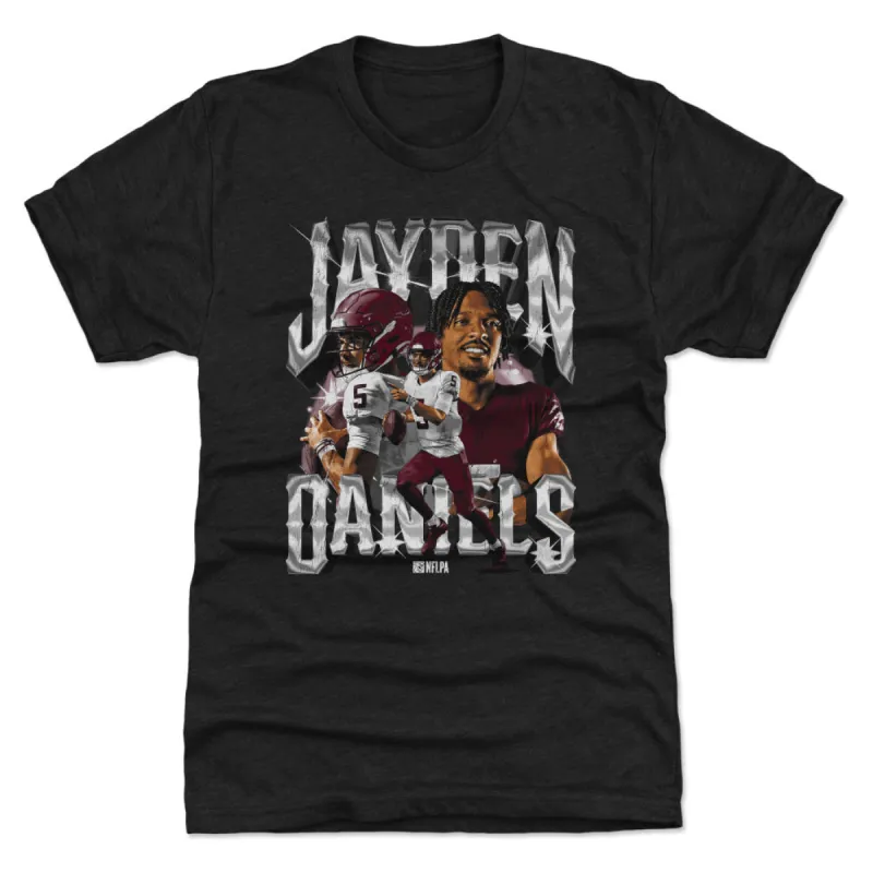 Jayden Daniels Washington Vintage WHT made by 500 Level