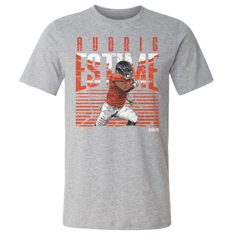 Audric Estime Denver Player Name WHT sold by 500 Level